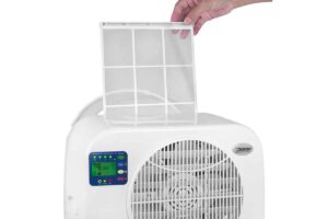 installationsprozess der eurom-klimaanlage
